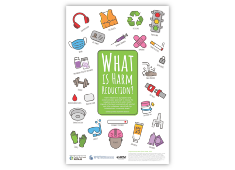 "What is Harm Reduction?" Poster visual