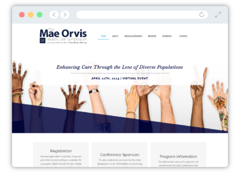 The Mae Orvis Healthcare Symposium visual